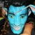 Hotsale Freeshipping EMS ~ 20st Halloween Maske , Avatar Maske, Tanzpartyschablone, Hallowmas / Maskerade Masken, Partei , cosplay Schablone t002