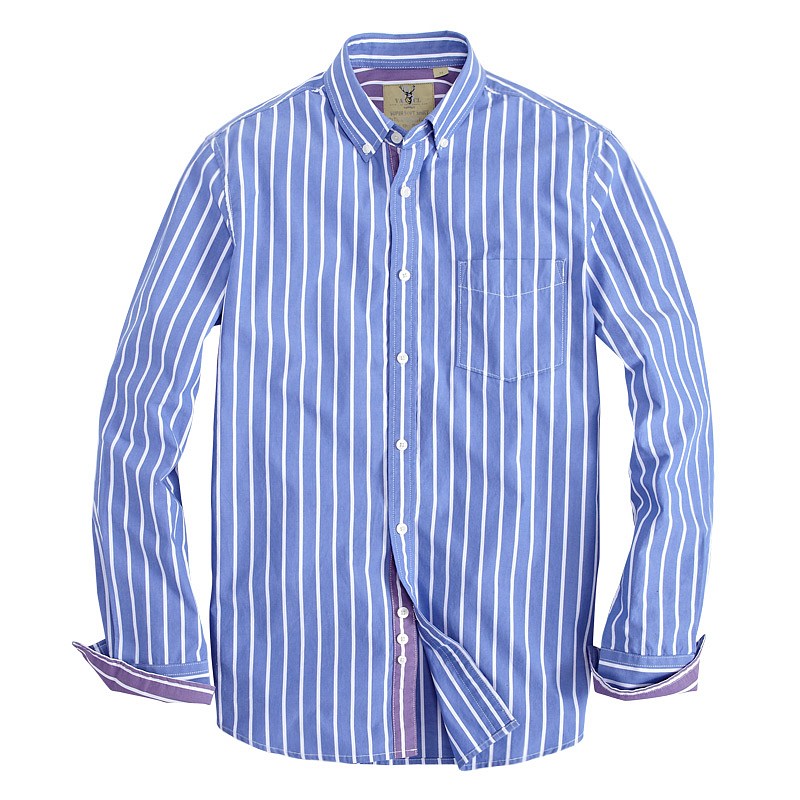 blue and white shirt mens