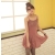 Jarní nová hedvábná sladká šaty Pink HQ11030115 -3