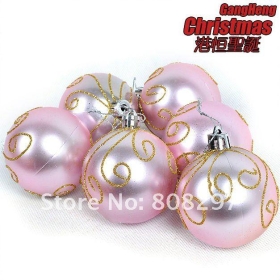 DIY 60mm New Year Christmas balls ornaments,Christmas tree ornaments Beads               