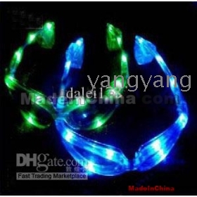 20pcs/lot supper price led flash glass eyeglasses ,Christmas Gift led light  A4