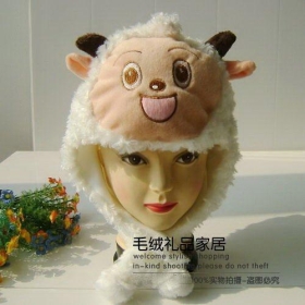 20pcs>Birthday Party Cartoon Animal hat,Winter hats,Animal Deer Plush hat         