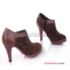 Free Shipping Wholesale New Fashion Hot Sale Specials Wild waterproof matte Mix Color Zipper Ankle boot EU35-39