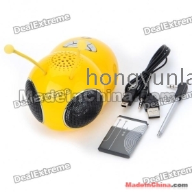 Cute little bee audio/speaker story hine insert CARDS MP3 radio   ..768