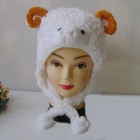 Wholesale - white sheep fashion hat winter hats cartoon animal model cap headgear dicer chapeau 