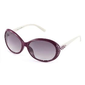 Vancl Nadia Moda Oversized Sunglasses (Kobiety) Fioletowy SKU: 120651