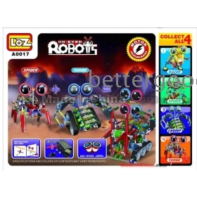 Inteligence hračky ox- eyed roboty Elektrické vzdělávací SPIDER Motorický sestavit A0017 Freeshipping
