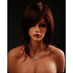Free shipping FEMALE REALISTIC MANNEQUIN HEAD 4 WIG HAT JEWELRY (h4) 