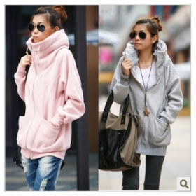 Wholesale - 2011 New Korea Style Winter Dress Long-sleeved Women's Sweatshirts one Size #037