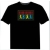 Michael Jackson EL T -shirt , EL aktywowane dźwiękiem T -shirt , EL Equalizer T -shirt , EL T - Qualizer Shirt, EL Flash T -shirt R- 2