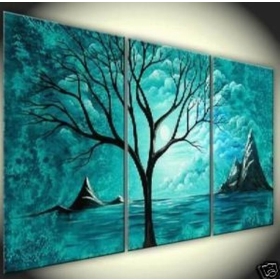 MODERN ABSTRACT HUGE CANVAS OIL PAINTING- LARGE ART