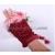  free shipping 200pair Leopard rabbit fur gloves,woman winter fingerless keyboard gloves,animal print hand wrist glove 9110 