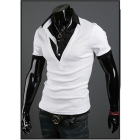 free shipping New 10pcs  Men's Fashion Short sleeve Tshirts. 3Color size; M L XL XXL  BNMB4