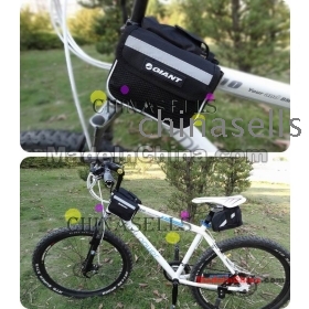 bicycle bag cycling bicycle frame pannier front tube bag bike bag nylon  