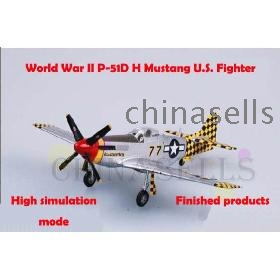 1/72 kész a második világháború USA P51D H Mustang US dugattyú propeller fighter modell katonai repülőgép modell