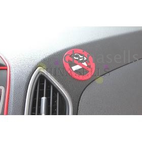 free ship NO smoking mark car inside stickers car warning sticker