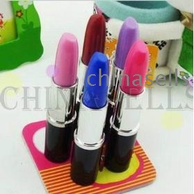 10pcs cute cartoon lipstick pen ballpoint pen student school stationery office supplies advertising gifts