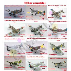 free ship 1/72 finished world war II D520 B Dewoitine piston propeller fighter model military aircraft model