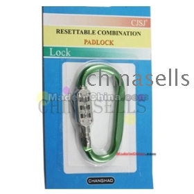 in magazzino fibbia moschettone blocco ripristinabile combinazione lucchetto a forma di arco arrampicata blocco della password di viaggio