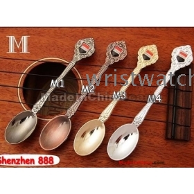 19 generi di annata di stile intagliato cucchiaio di caffè , cucchiaio del gelato 30pcs ff047