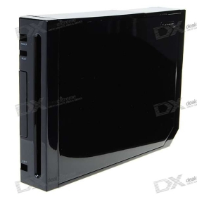 Full Replacement Housing Case with Screws for Wii Console (Black) SKU:34358