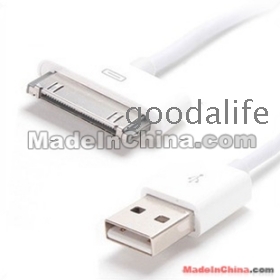 (20pcs ) USB Linia danych dla iPhone4 4S , kabel USB do ładowania dla iPhone4 4S iPod, New 6igły