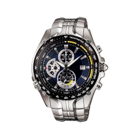 Forró eladás ingyenes szállítás EF-543D-2AV karóra EF-543D Chronograph sport óra, rozsdamentes acél karóra