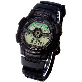 HK post FRee shipping Outdoor electronic table of genuine Digital Sports Mens Watch AE-1100W-1B + box