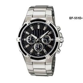 HK post Free shipping  EF-551D-1AV EF-551D EF 551D Men's Sport Chronograph Wristwatch EF-551D-1A + box