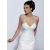 Slim line gown corset closure Strapless Wedding Dresses exquisite jeweling Wedding Dresses Chiffon