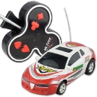 5pcs/lot New 1:64 Poker RC Micro Mini Racing Remote Control Car Spade