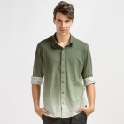 VANCL Kayden Gradient Casual Shirt (Men) Deep Green SKU:188892