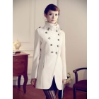 2011 Women coat fashion overcoat/ Napoleon military uniform double breast winter coat /jacket outerwear/Military style Jacket