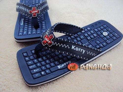 keyboard slippers