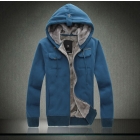 2012 new arrival winter thickening berber fleece liner thermal with a hood sweatshirt hoodies 5-colors free shipping