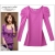 Καλή ελαστική Γυναικών Puffy μακρυμάνικο T -Shirts Κυρίες Top ρούχα Lady Wear O - Neck Best Selling Χονδρικό + Δωρεάν αποστολή A105
