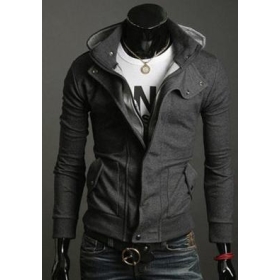 Brand new men's clothing fashion Leisure suit coat JACK size M L XL  Gray/Black color. Buy a send a Jewelry
