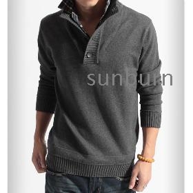 2014 Fashion knitted Sweater Cardigan Contton100% Men's designer brand buttons winter Jumper 3 Color M--XXL Free Shipping