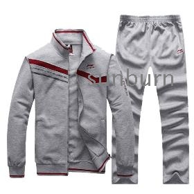 NEW men's sports hoodies sport suit/Spring summer long-sleeved T-shirt + trousers 3- colors Plus size:L~4XL Free shipping