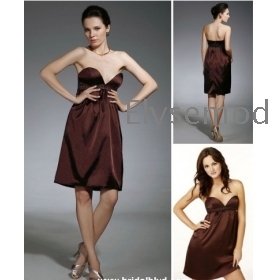  Meester Empire Sweetheart Short/Mini Satin Cocktail/Homecoming/Gossip Girl Fashion Dress 