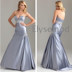 Fantasy Olkaimeton Sweetheart empire vyötärö Floor Pituus Dress kuuma myynnissä prom dresseses