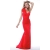 2012 Stil ElyseDress stil šifon haljine plus size večer fantastične Red maturalne haljine