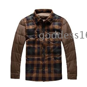 1007 STYLE BLACK BROWN COLOR BEST MEN'S APPAREL BRITISH BRAND DOWN JACKET OUTERWEAR & COATS