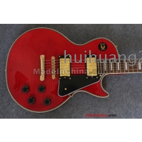 Free shipping New Arriva  Musical Instruments 2 pickup RED Electric Guitar  SKU:15121