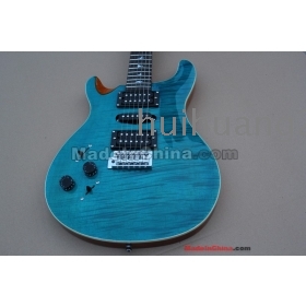  Wholesale -  The left hand blue electric guitar free shipping