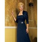2010 custom Christmas satin Two-Piece Embroider wraps Sequins Mother of the Bride 3