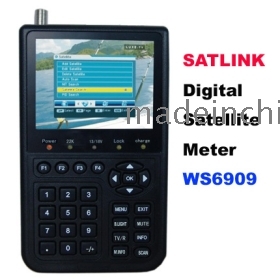 Satlink WS 6909 DVB-S & DVB-T Combo, DIGITAL SATELLITE FINDER METER & TERRESTRIAL SIGNAL FINDER