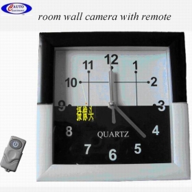 room/ bedroom/house safe Wall Clock with Car Panel Art DVR Camera 4GB Memory Battery Continous Recording 10 Hours Remote Control avp010F 