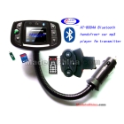 FM transmitter with  car kit car mp3 player fm modulator two remotes RDS function AT-B004A 