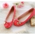 X'MAS SIZE 34-43 ! Lovely Dress Lady flat shoes for Women shoes FREE SHIPPING & Black,Red,White,Green 